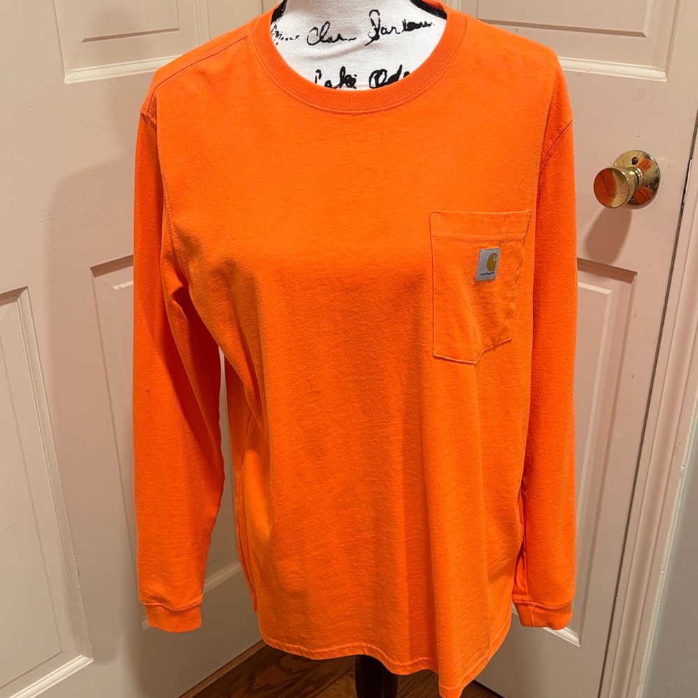 Carhartt Vibrant Orange Crew Neck Shirt